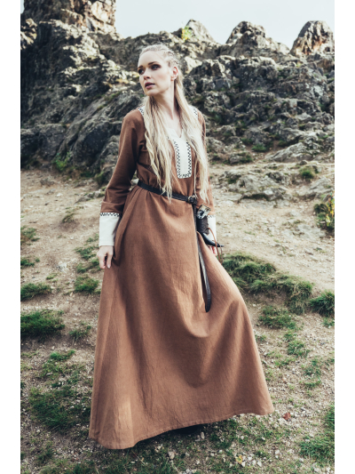 Trollfelsen Leonardo Carbone Wikinger Kleid Freya Sand _5_ Trollfelsen Leonardo Carbone Wikinger Kleid Freya Sand _5_